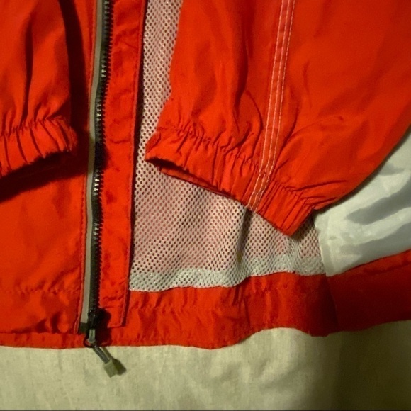 🎈$5 add. YOUTH Red jacket windbreaker/ rain coat. Size large - Picture 4 of 7